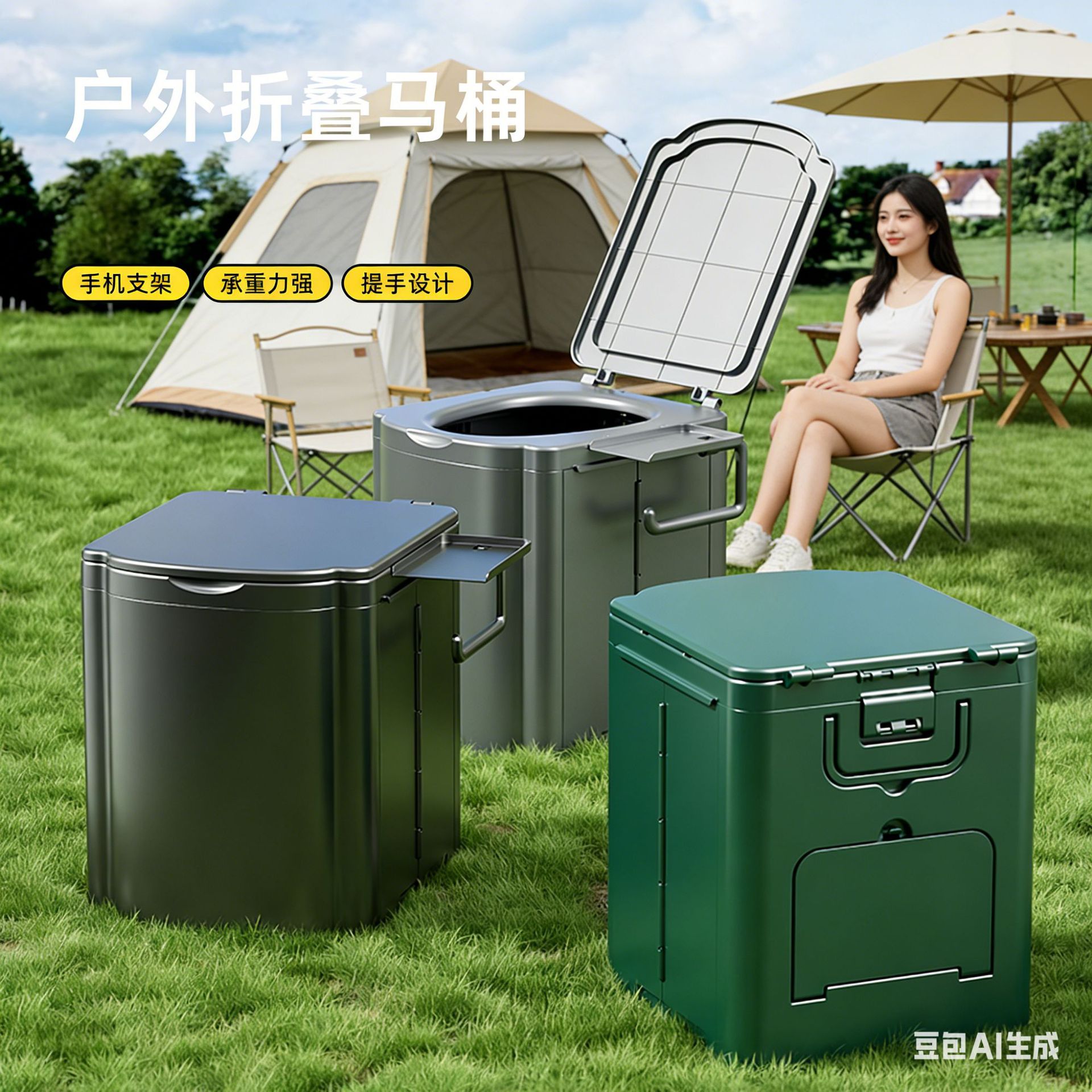 Мобильный туалет для взрослых, автомобильный туалет, кемпинг, уличный туалет, портативный туалет для детей