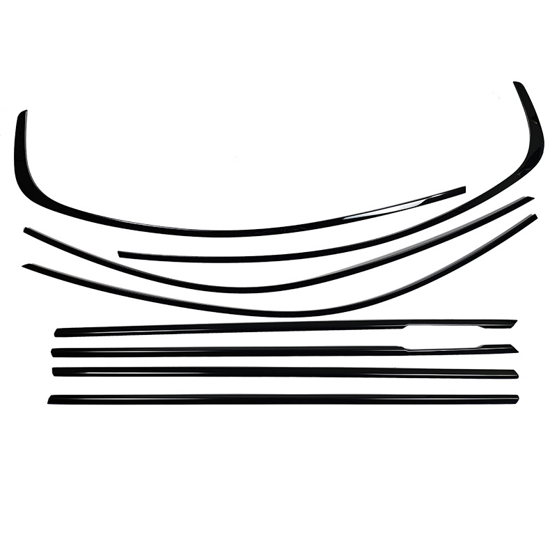 Suitable for 98-25 Bmw 3 Series Window Trim Modified Black Door Frame Chrome Decorative Protective Strip Auto Accessories