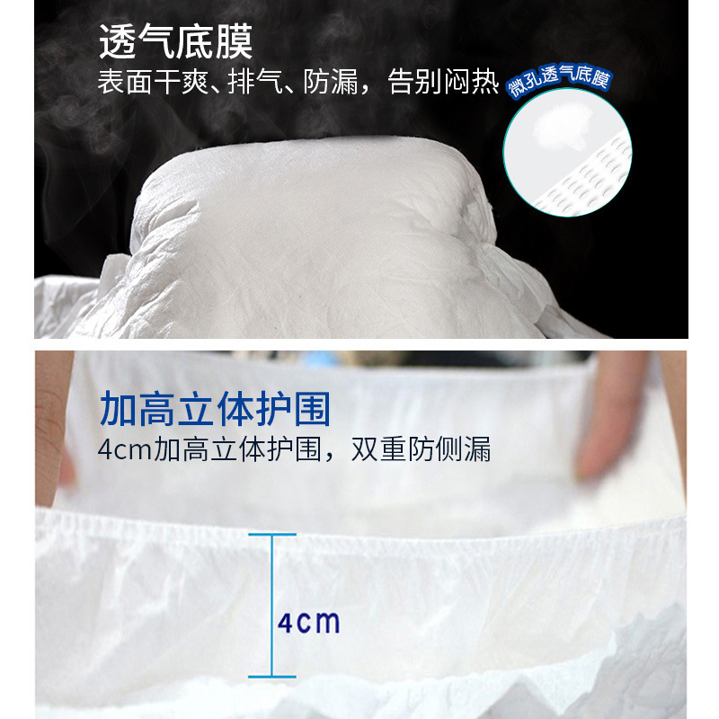 Kanglanya Adult Pull-Up Pants XXL Large Size Thickeneded Diapers for the Elderly Underwear Style Diapers Diaper Dropshipping