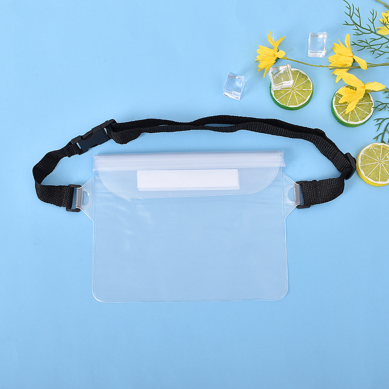 Cross-border Mobile Phone Waterproof Waist Bag Water Splashing Festival Outdoor Drifting Three-layer Sealed Storage Large Mobile Phone Waterproof Bag in stock
