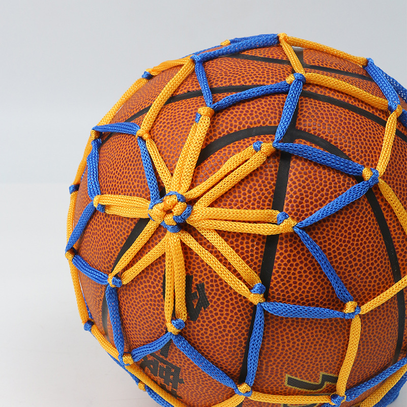 Cross-border Basketball Net Bag Soccer Volleyball Net Bag Polypropylene Portable Portable Foot Row Basket Net Bag Storage Bag