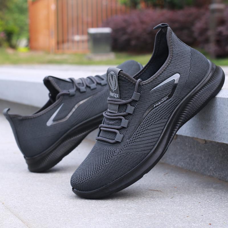 Foreign Trade Feiwei Men's Shoes Spring and Summer Mesh Shoes Cross-Border Shoes Wholesale Men's Casual Shoes Polyurethane Breathable Mesh Sports