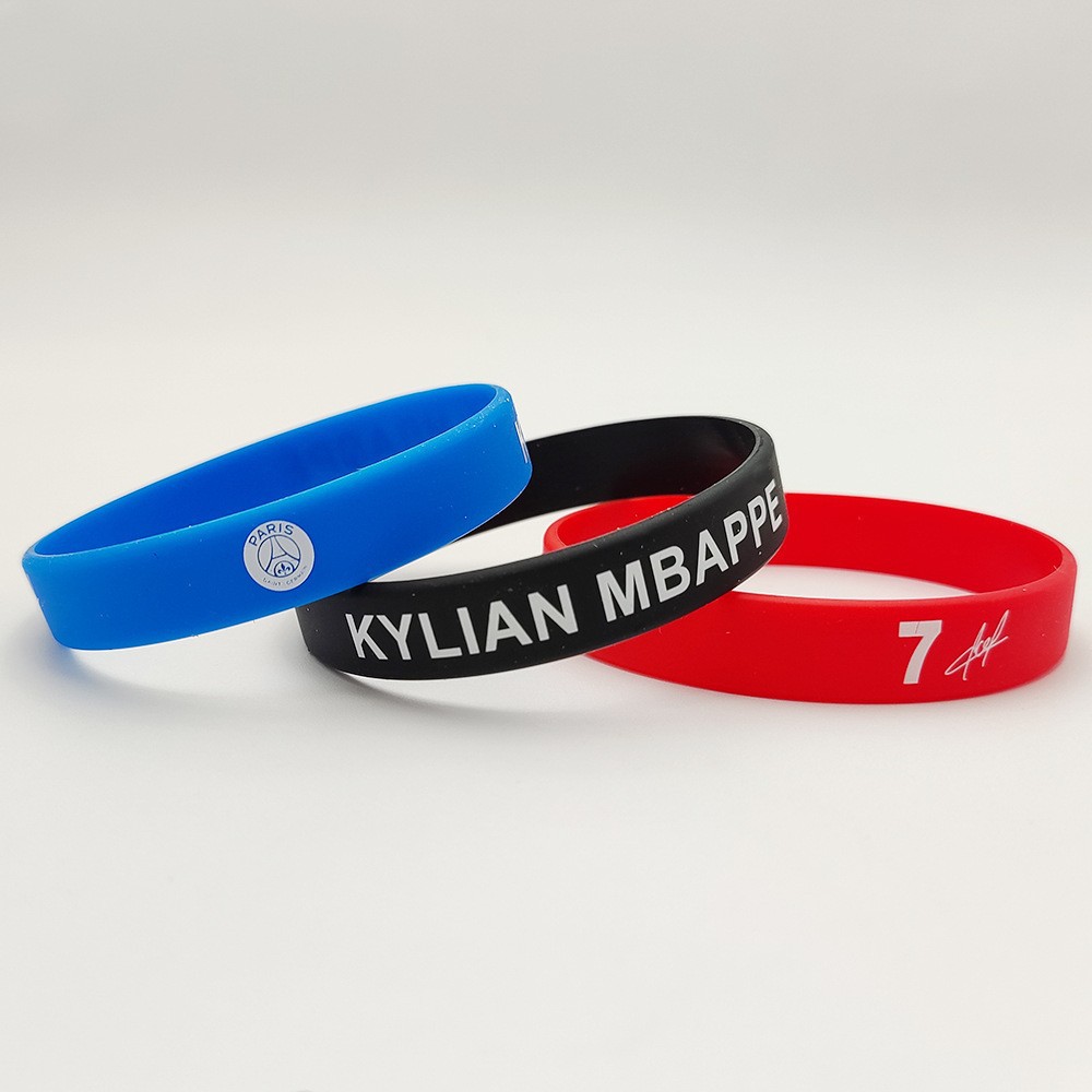 Barcelona Real Madrid Club Messi Ronaldo Football Star Bracelet Color Silicone Handband Fans Gift