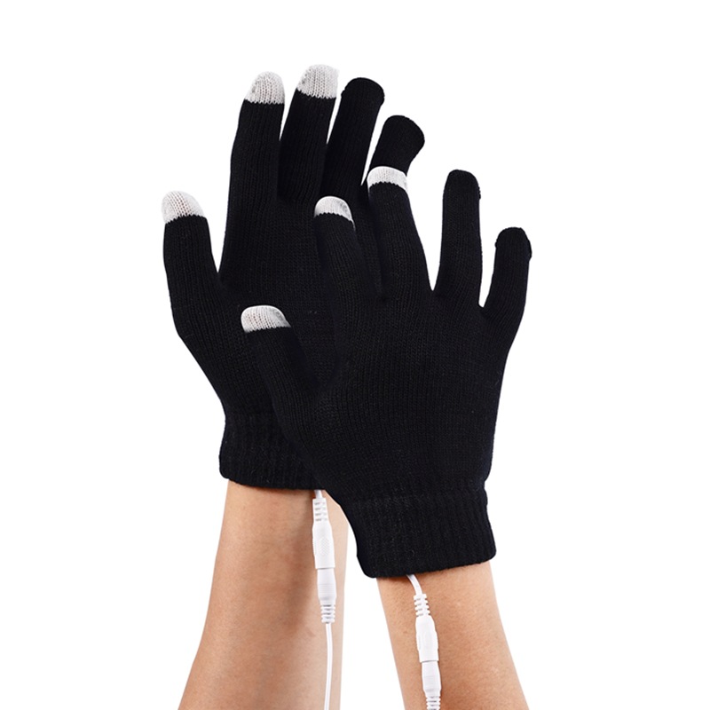 Cross-Border USB Gloves USB Electric Heating Gloves Winter Warm Touch Screen Removable and Washable Office Outdoor Skiing Spot