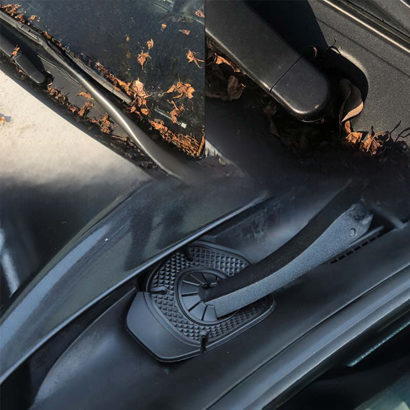 Car wiper hole silicone pad wiper protective cover dust cover protective wiper personality anti-leaf cover universal