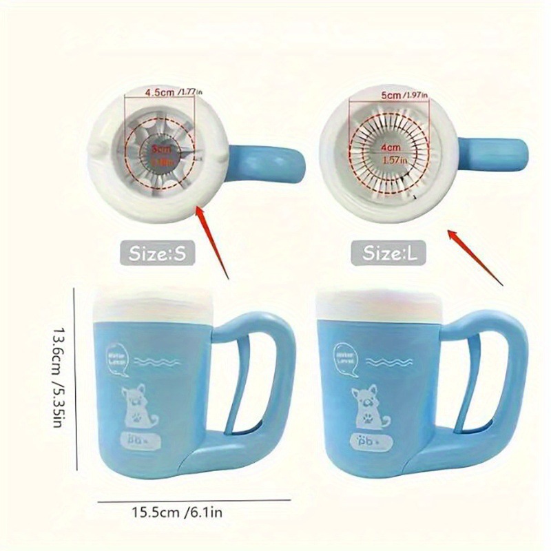 2026 New Cross-Border Dropshipping Durable Plastic Silicone Pet Foot Washing Cup Cross-Border Dropshipping Cross-Border Dropshipping