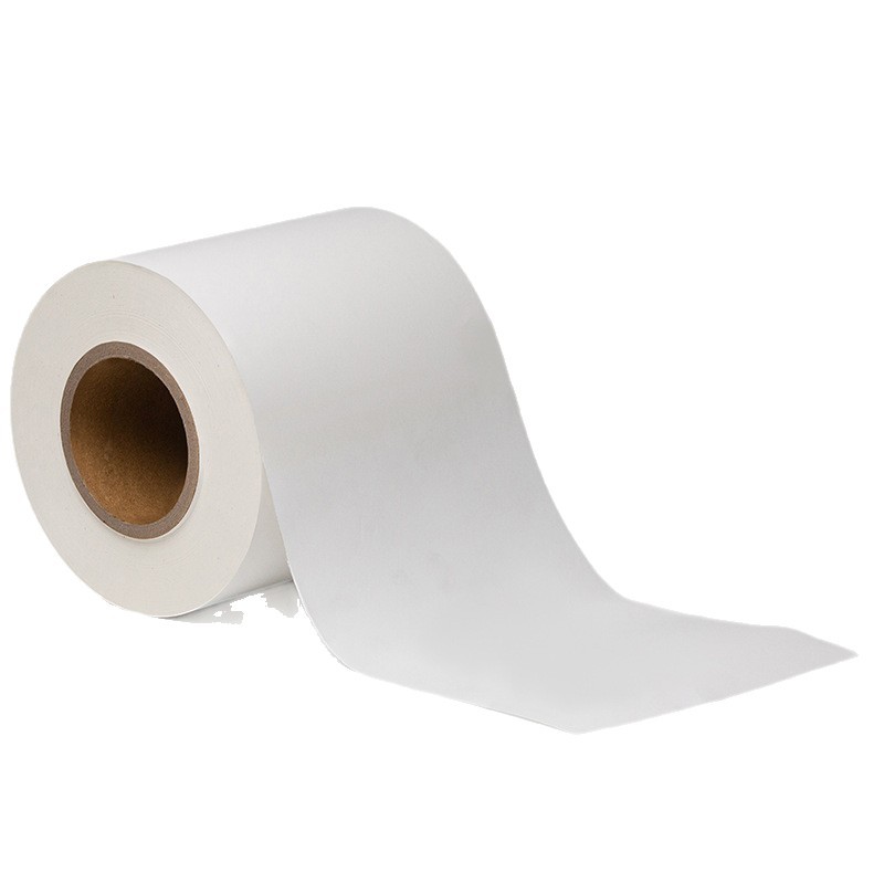 Self-Adhesive Coated Paper Glassine Blank Barcode Printer Copper Plate Label Paper Product Qr Code Sticker