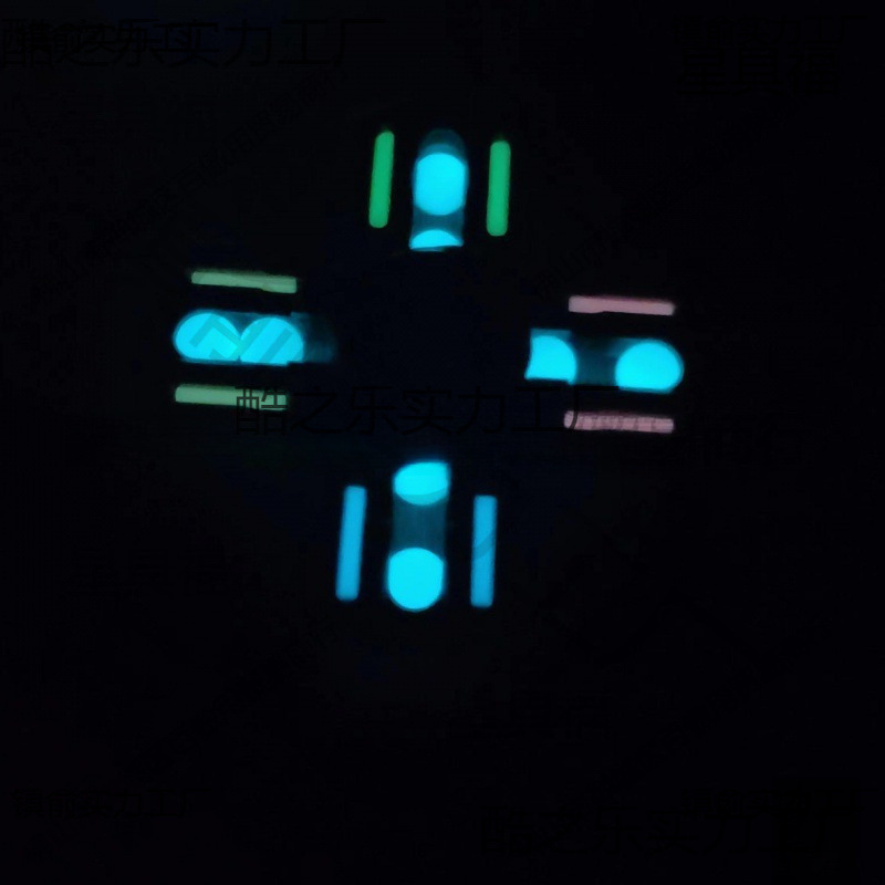 High-Brightness Luminous Tube Replaces Tritium Tube Non-Glass Tube Fingertip Gyro Utility Knife Edc Resin Material 1.5×6m