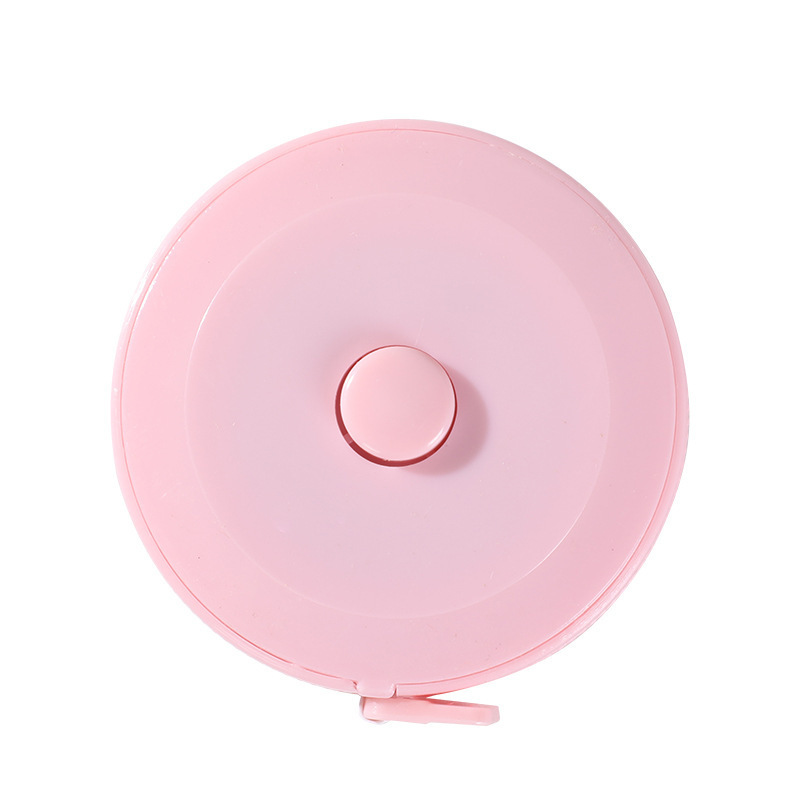 Cute Mini Soft Tape Measure for Home Use, 1.5m Plastic Tape Measure, Automatic Retractable Tape Measure, Clothing Measuring Tape