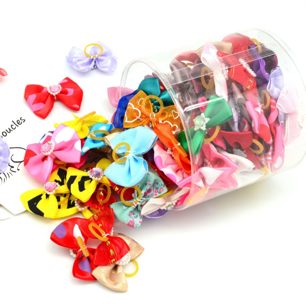 Pet Hair Accessories, Bow Headdress, Princess Style Cat Creative Dress, Dog Hairpin Accessories, Wholesale in Stock