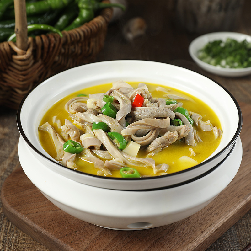 Свиная грудинка паприка 550г Тушеная грудинка, кусочки рубца и нарезка рубца Ресторанные специальные блюда Гурманские полуфабрикаты