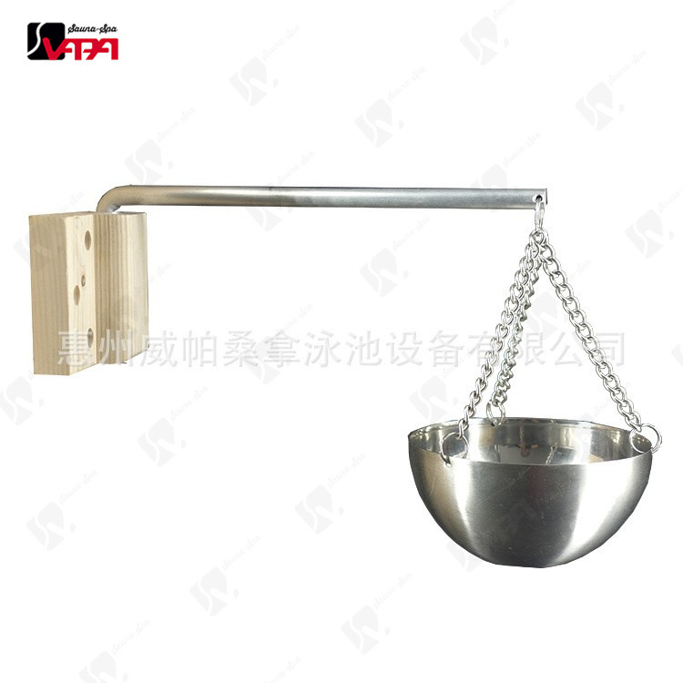 Factory direct sauna room set sauna aluminum barrel aluminum spoon temperature and humidity meter hourglass timer Oil Bowl