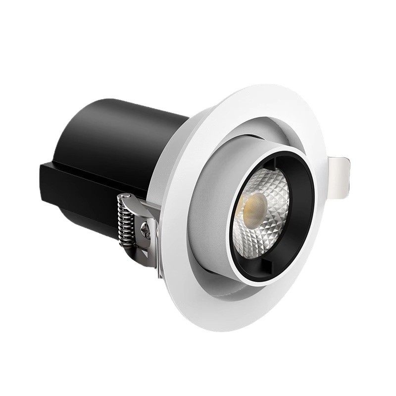 Embedded Retractable Spotlight with Adjustable Angle for Home and Shop, Long-Arm Surface-Mounted Entrance Light, Anti-Glare Stretch Light