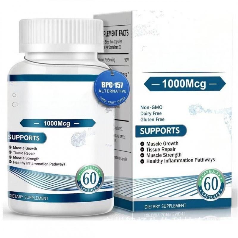В наличии, популярные капсулы BPC-157, экспорт, поддержка восстановления мышц и упражнений, 60 капсул