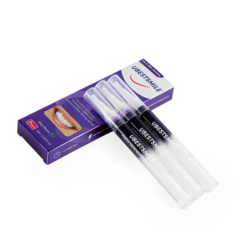v34 Tooth Cleaning Pen Teeth Whitening Gel Pen Yellowing and Stain-removing Tooth Pen Coating Tooth Patch Cross-border Wholesale