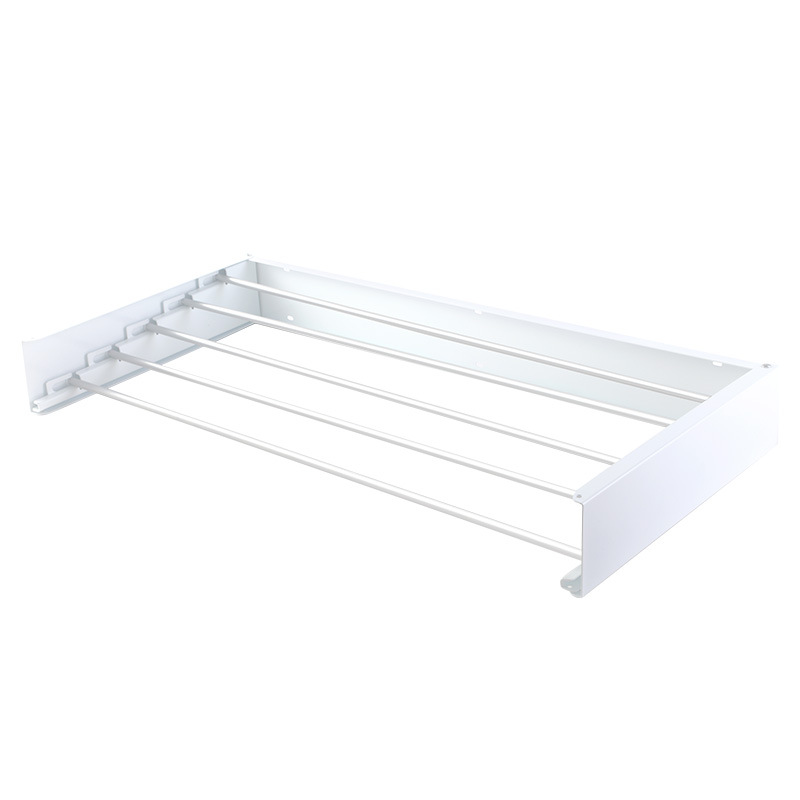 Hot sale cross-border hidden towel rack clothes hanger bathroom wall-mounted towel rack closed creative balcony rack