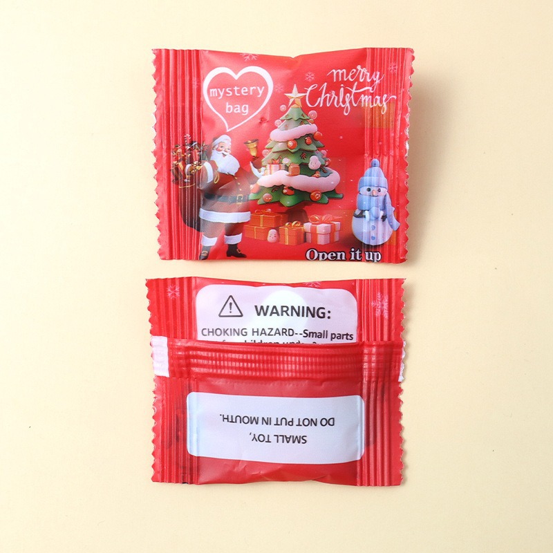 Cross-Border Hot-Selling】Christmas Series English Blind Bags Resin Toys Cute Cartoon Live Streaming Labeling Dropshipping Foreign Trade