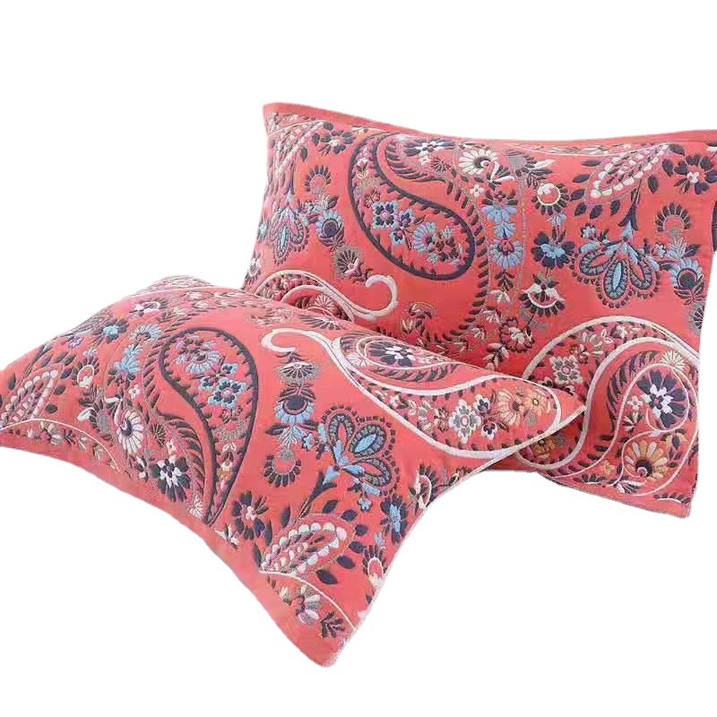 Pure Cotton Adult Eight-layer Thickened Soft High-grade Pillow Towel Atmospheric Pillow Headband Full Gauze New Household Pillow Headband