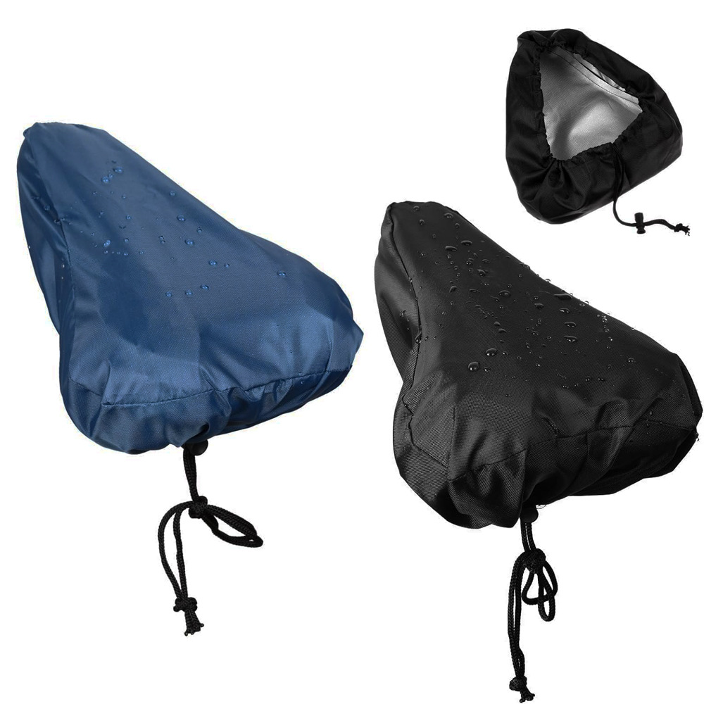 Outdoor Waterproof Bicycle Seat Cushion Protective Cover Oxford Cloth Dustproof Bicycle Seat Cover Sunshade Anti-Slip