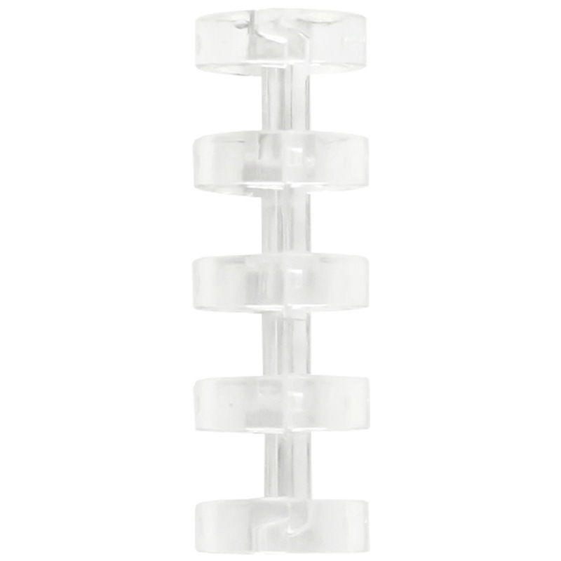 Factory 5-Hole Colorful Loose-Leaf Ring Buckle Loose-Leaf Ring Binding Ring Coil Clamp Ring Removable Storage Ring DIY Plastic Clip