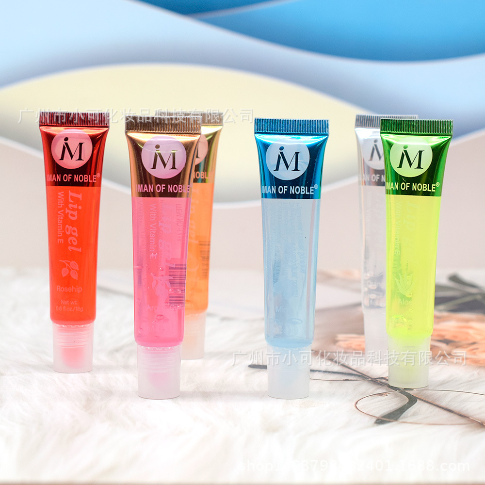 L415 Only Exports [Iman of Noble] Transparent Fruit-Flavored Moisturizing Lip Oil and Lip Gloss
