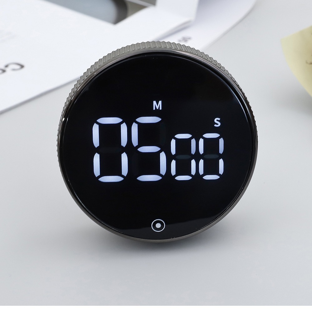 Таймер самодисциплины, вращающийся магнитный бесшумный таймер, таймер для кухни, таймер для выпечки на улице