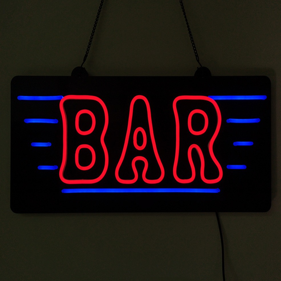 47CM BAR Billboard LED silicone neon sign BAR Billboard neon sign light