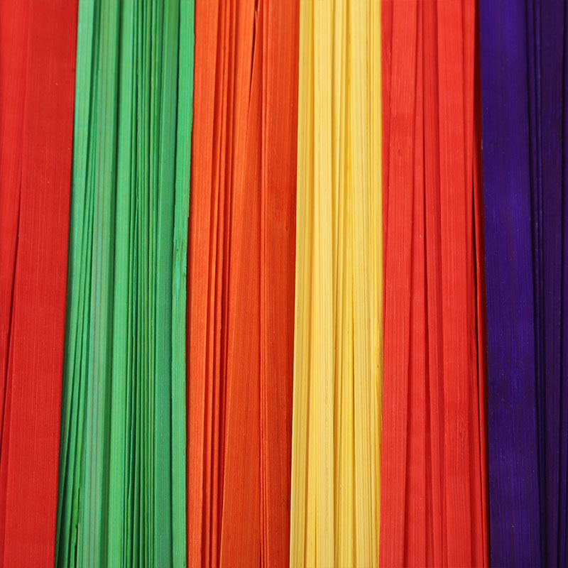 Colorful Bamboo Strips, Bamboo Strips, DIY Production Materials, Bamboo Silk Kidsren's Handmade Bamboo Strips, Bamboo Weaving Paintings, Smooth Bamboo Strips Wholesale