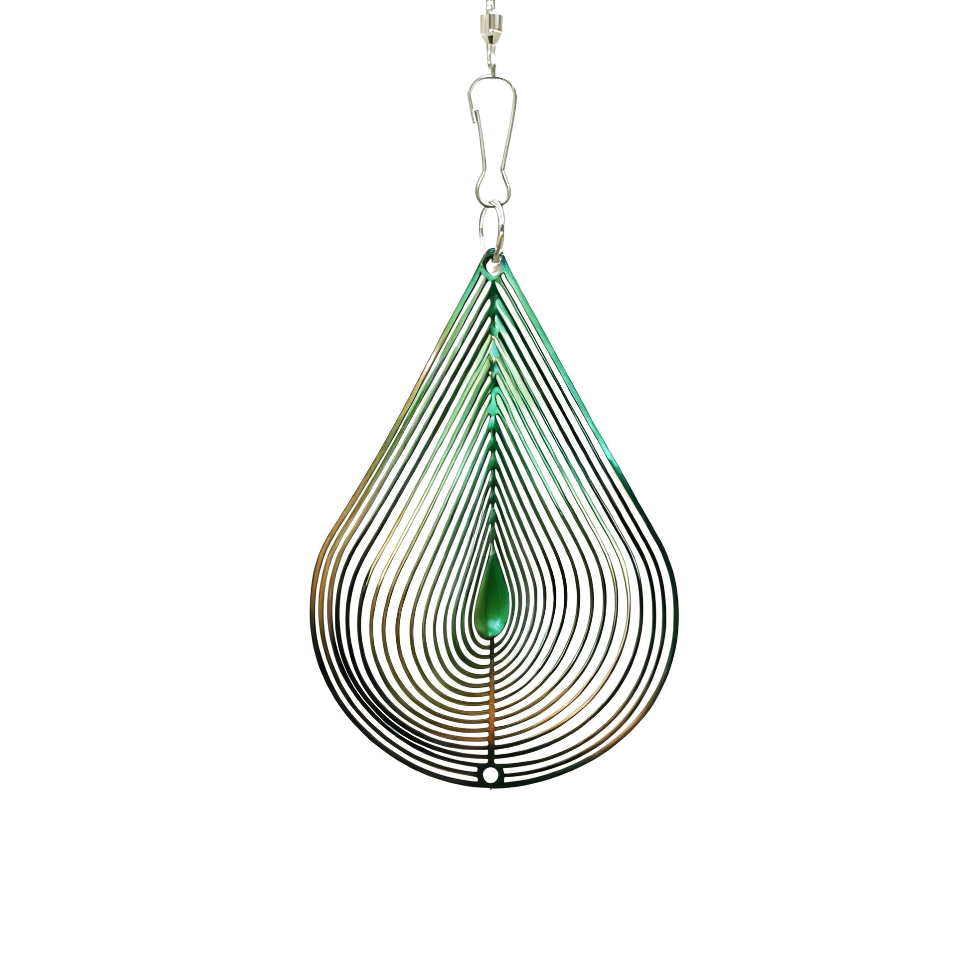 [Same Style as Revival Park] Mandala Wind Chime 3D Wind Rotating Scandinavian Garden Pendant Water Drop Entry Wind Chime