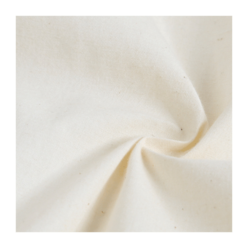 Cotton poplin 110*70 cotton gray cloth water-washed cotton fabric custom digital printing base cloth white cloth wholesale