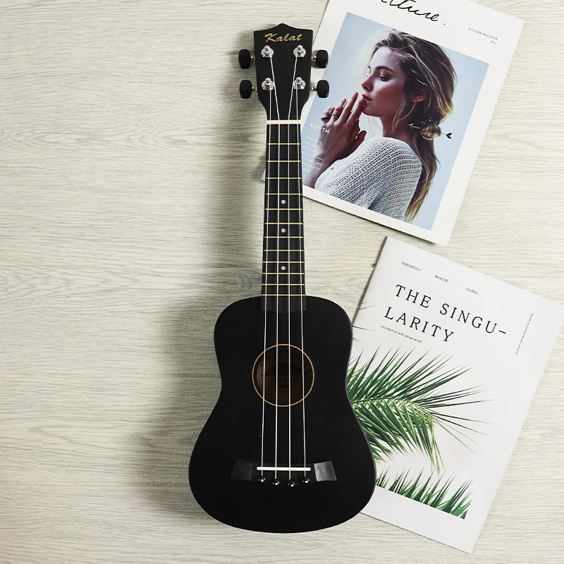 21 дюйм укулеле, полный басвуд, практика для студентов, мини маленькая гитара