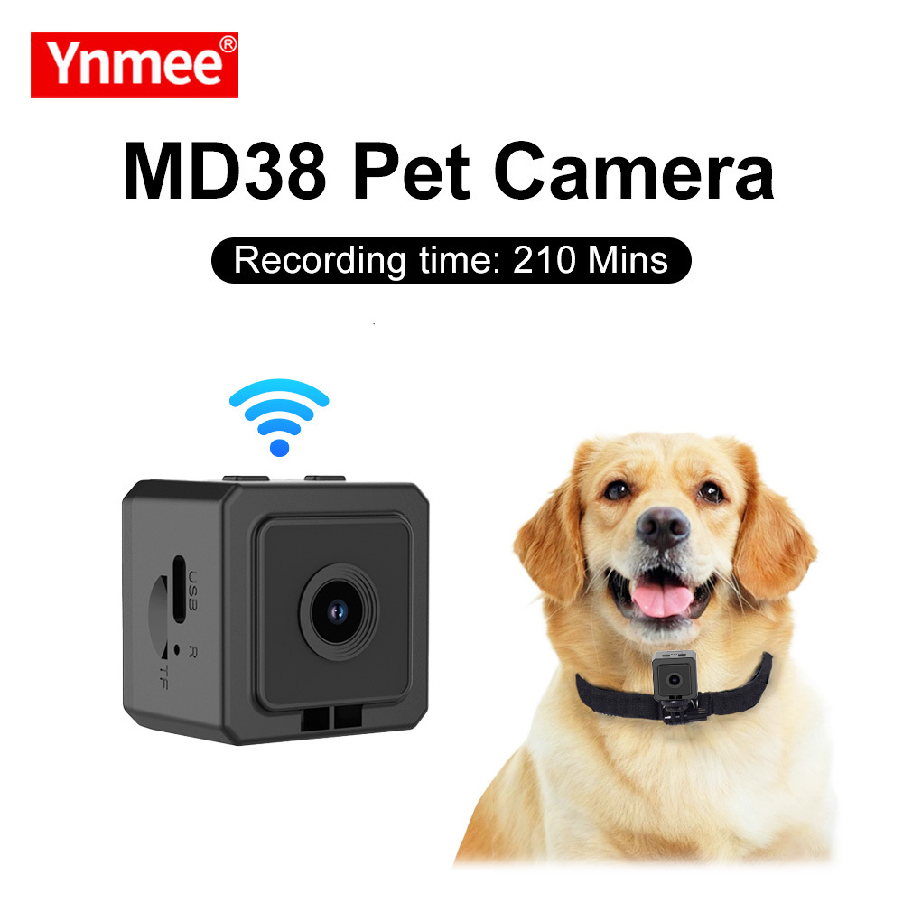 New Md38 Pet Camera Magnetic Pocket Camera Sports Dv Smart Wearable Camera Dog and Cat Walking Recorder