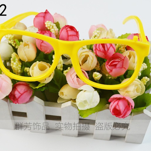 Children's Glasses Frame Female Cute Trendy Round Lensless Baby Boy Korean Princess Versatile Retro Decorative Frame