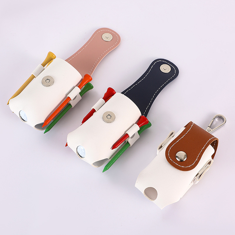Color Matching Golf Bag Outdoor Waist Keychain Golf Small Waist Bag Portable Mini Golf Protection Bag