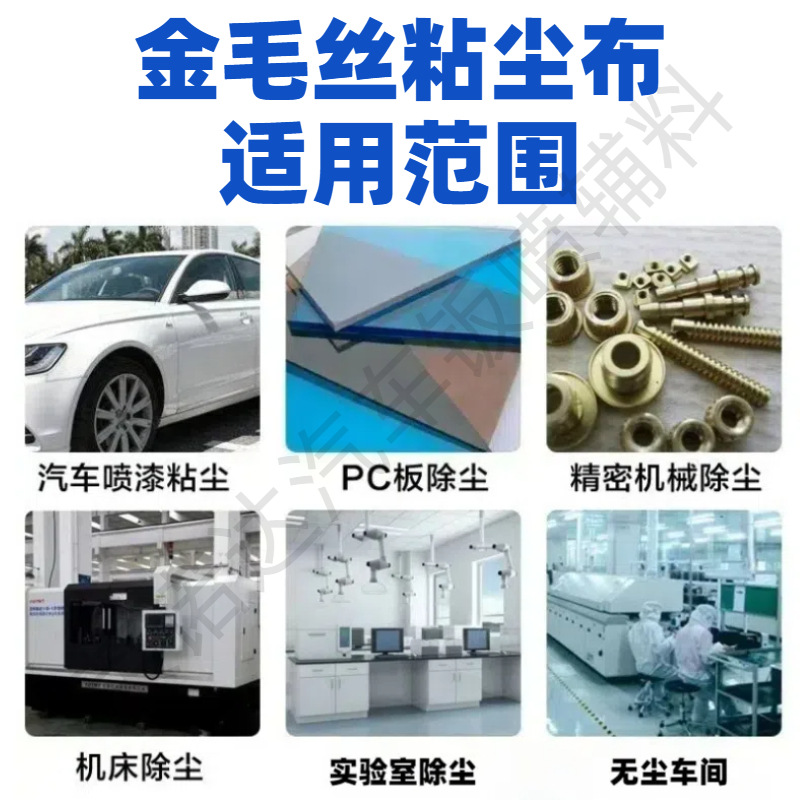 Manufacturer Wholesale Spray Paint Dust Cloth Golden Retriever Dust Cloth Industrial Machinery Cleaning Multi-Purpose Wiping Non-Woven Cloth