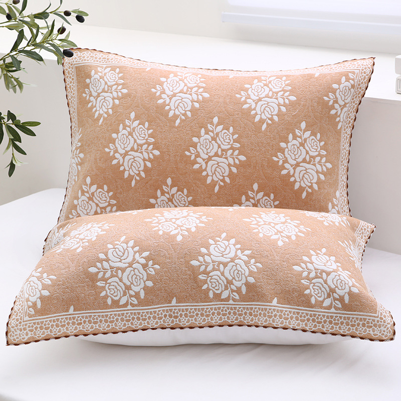 Pillow Cover, Comfortable Gauze Adult Pillow Cover, Breathable Pillow Cover, Non-Slip, Non-Falling Pillow Cover, Manufacturer Wholesale