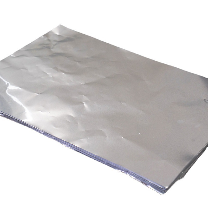 Tin Paper Sliced Disposable Barbecue Paper Oven Paper Flower Nail Powder Air Fryer Aluminum Foil Paper Square Tin Paper