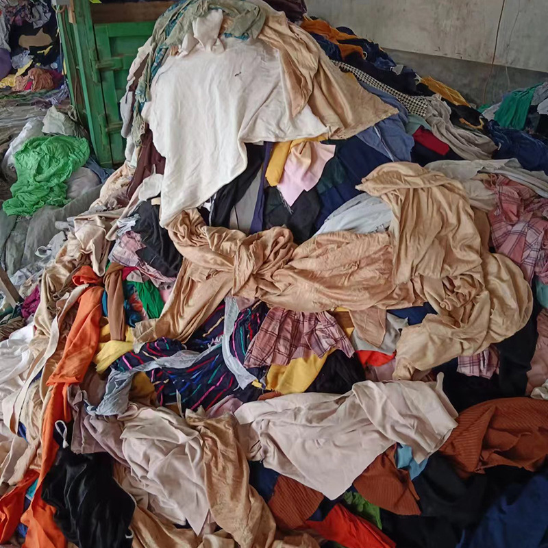 Light Color Dark Knitted Fabric Industrial Rag Variegated Machine Cloth Foreskin Cloth Large Rag Manufacturer Wholesale