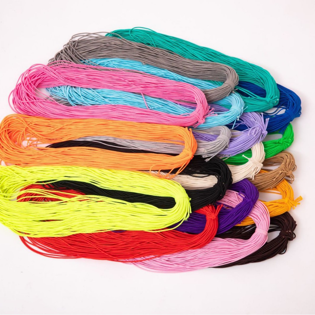 0.8-15mm round elastic band elastic rope latex round elastic band trampoline sports luggage elastic rope elastic rope
