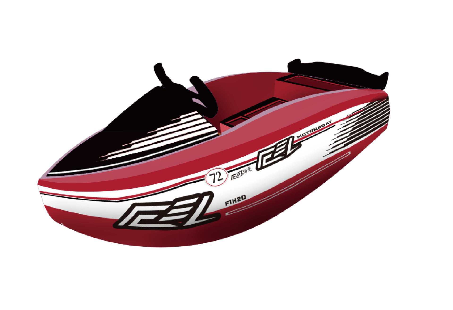 Eel Heiman Electric Kart Boat Water Sports Competitive Fishing Surfing Boat Multi-Functional Emergency Rescue Speedboat