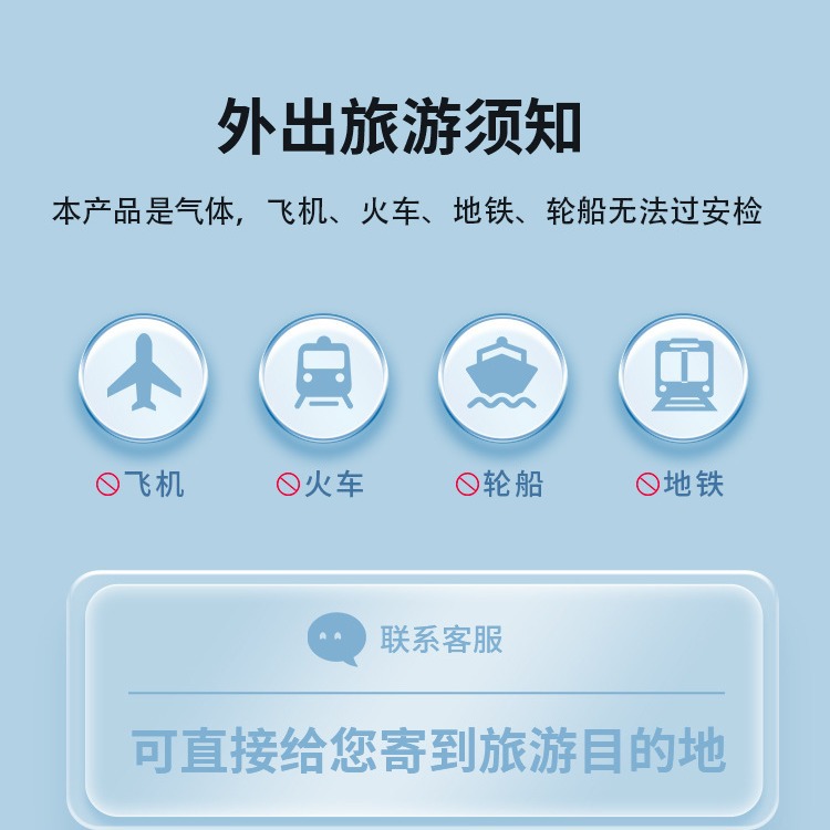 Medical oxygen cylinder portable household elderly oxygen inhalation pregnant women plateau travel medical oxygen small tank 1000ml