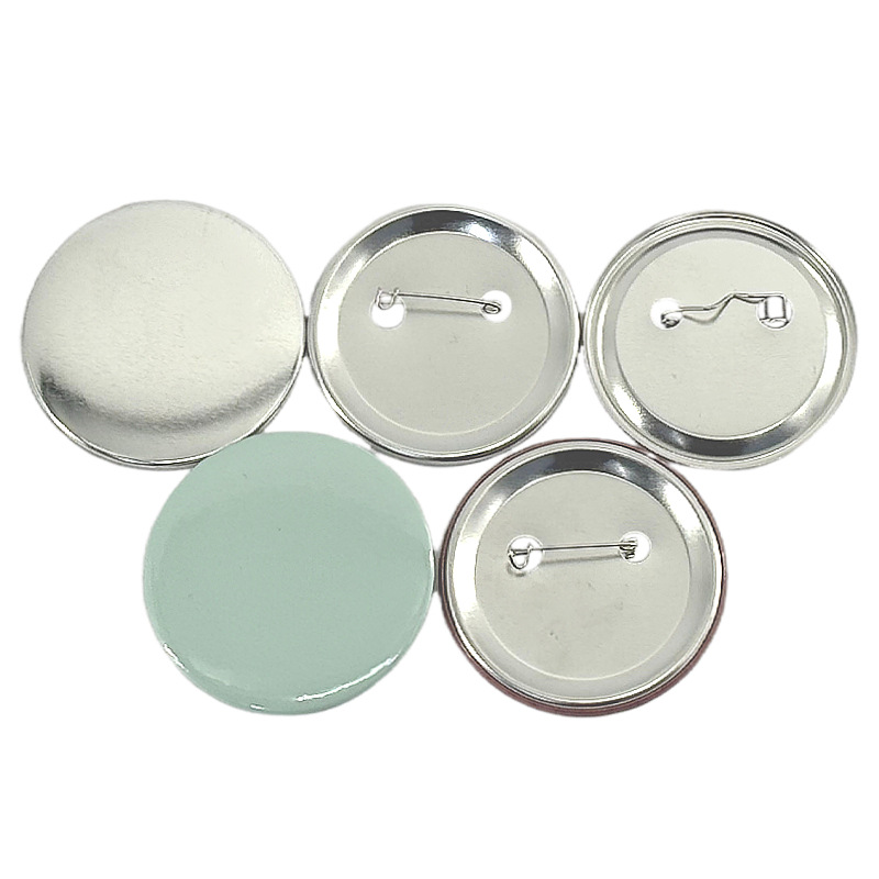 Factory Direct Supply of Tinplate Shiny Dutch Pin Base Cover Badge Brooch DIY Blank Material