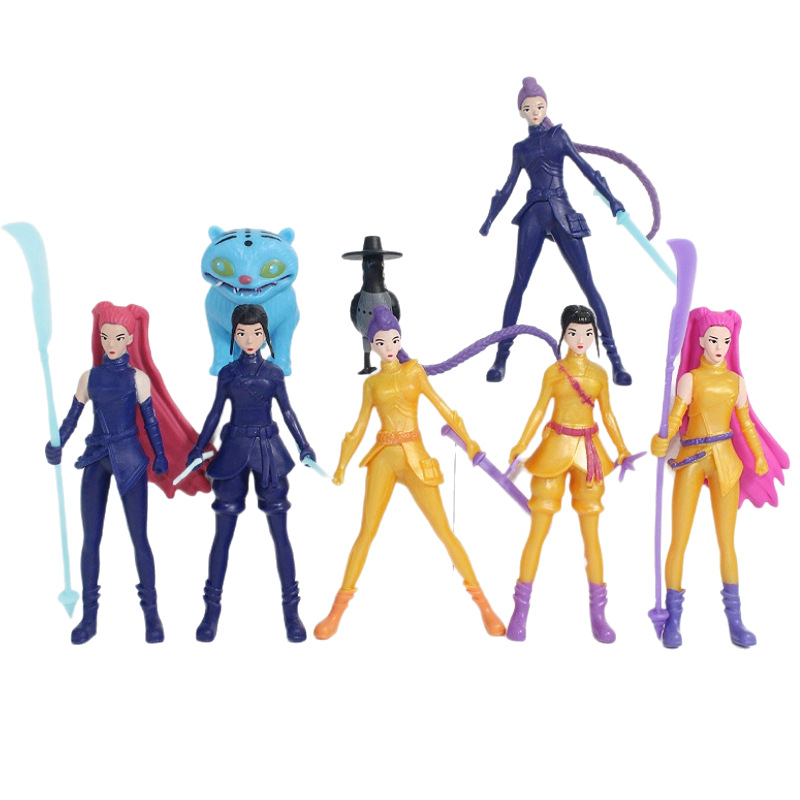 Hunter Girl Group Doll Figure K-Pop Hunter Girl Group Anime Model Toy Decoration Cross-Border New Product