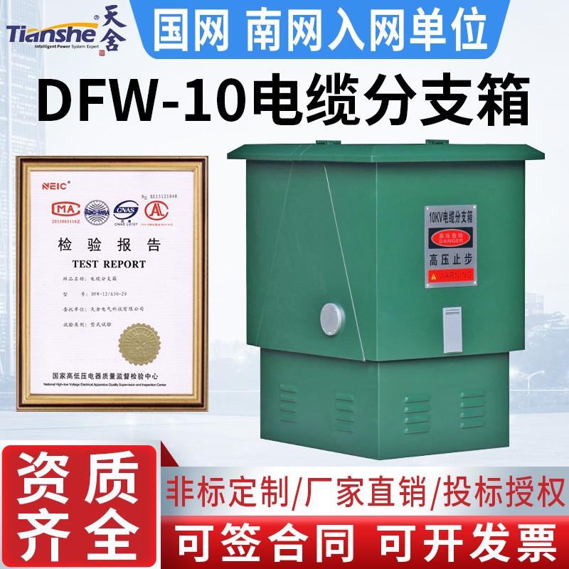 Коробка ответвления 10КВ высокого напряжения, DFW-12/630, уличная, из нержавеющей стали, один вход, два, три, четыре выхода