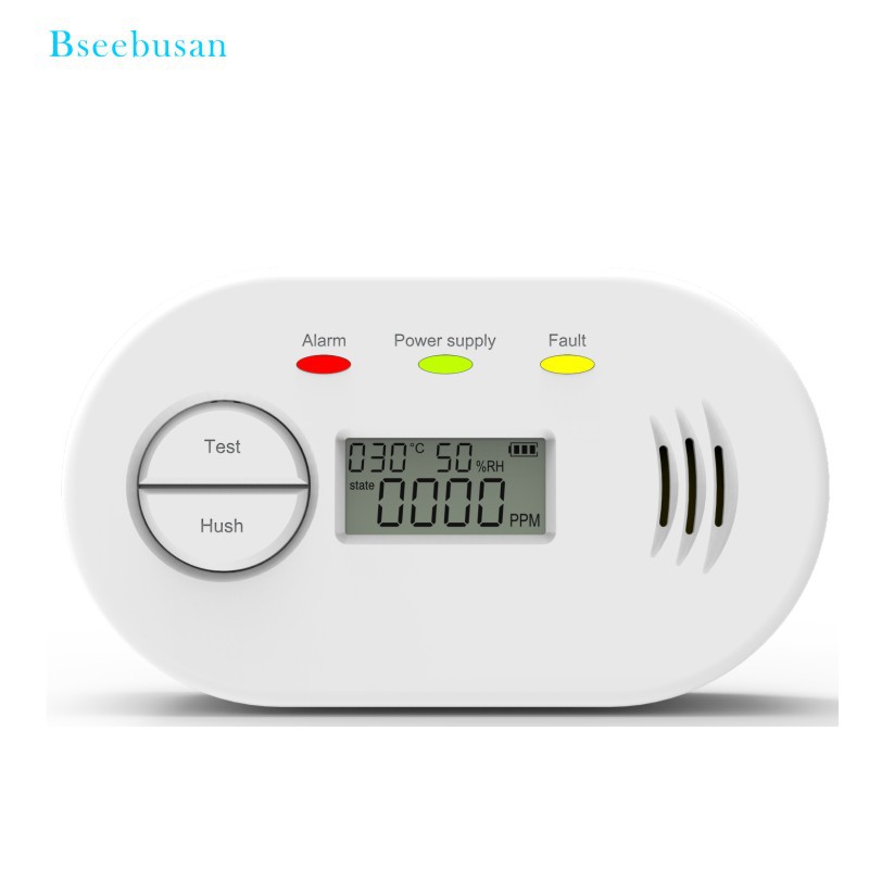 Carbon Monoxide Detector Co Detector Portable Temperature and Humidity Air Quality Detector Xi Spot