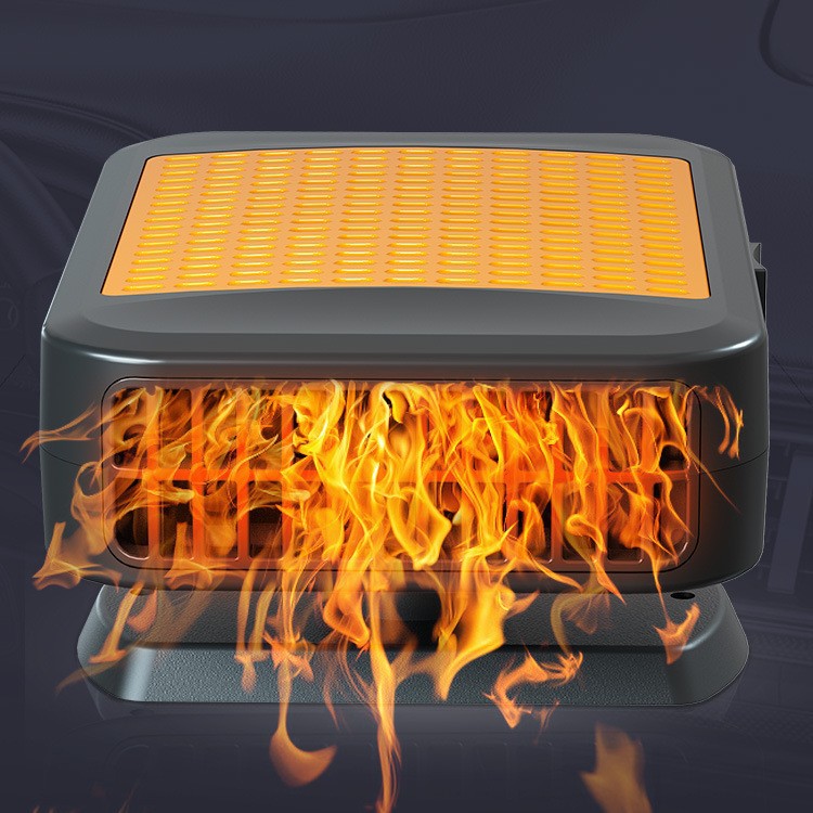 Cross-border car heater 12V24V high-power heater car front window windshield demisting heater