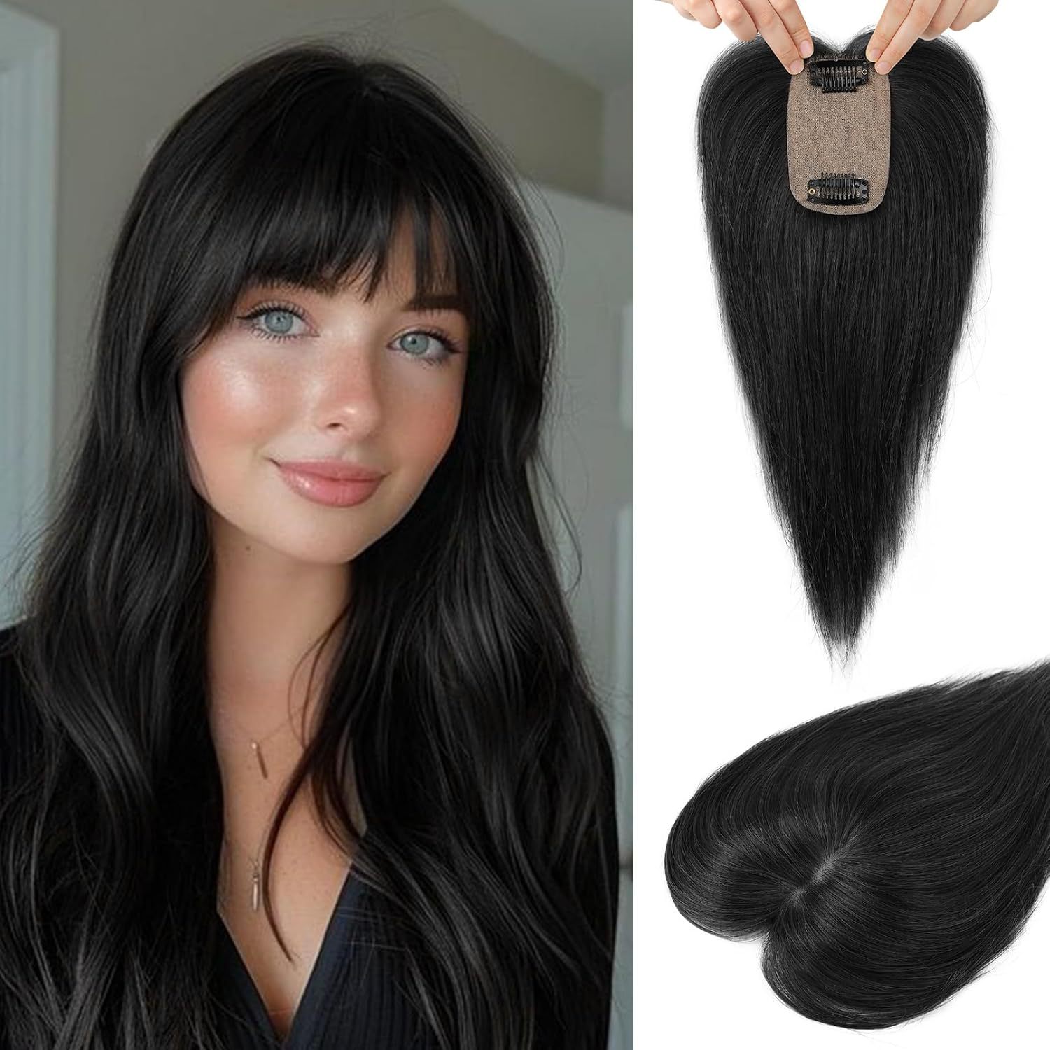 European and American Women's Wigs Human Hair Export Wigs Real Hair Replacement Hair Pieces to Cover Sparse Hair Wigs