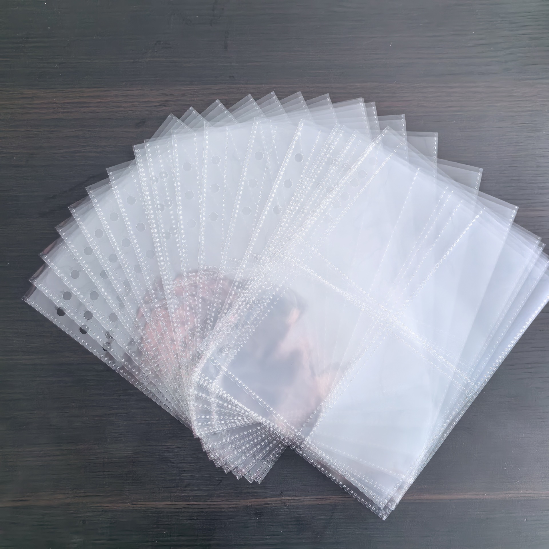 A5 Three-Layer 6-Hole Four-Square Grids My Little Pony Card Book Inner Page Are Afraid of Pp Loose-Leaf Replacement Core Thickeneded Card Page Bag Insert Card