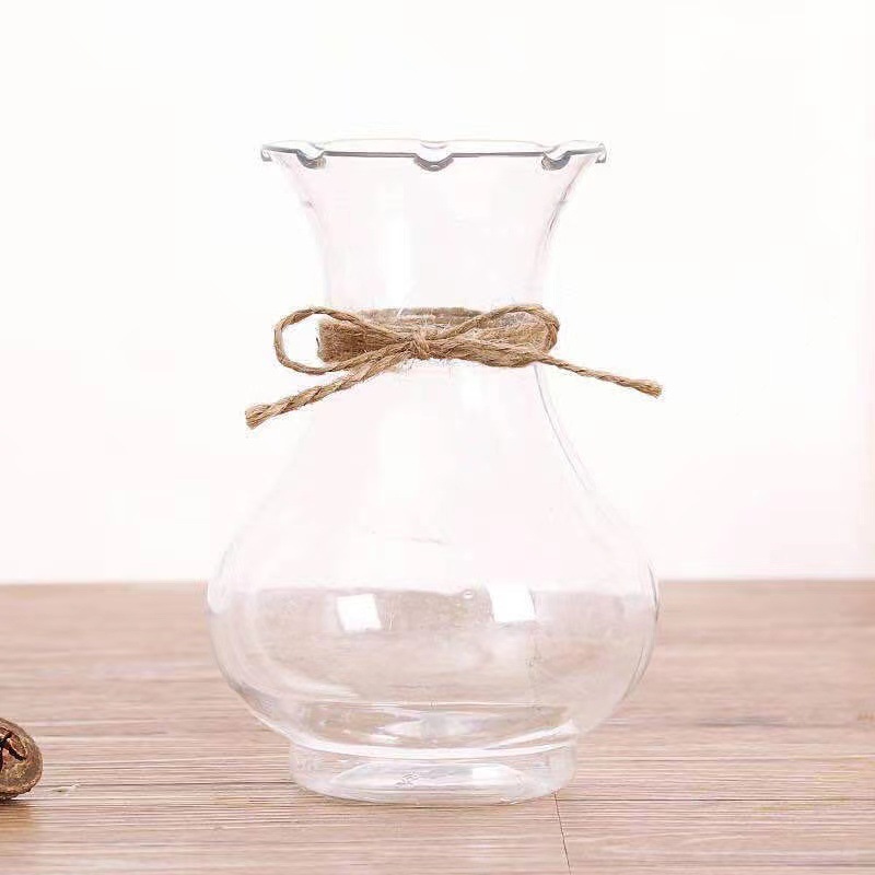 Thickened plastic hydroponic plant vase Hyacinth green radish copper money grass rich bamboo hydroponic bottle seed ball hydroponic bottle