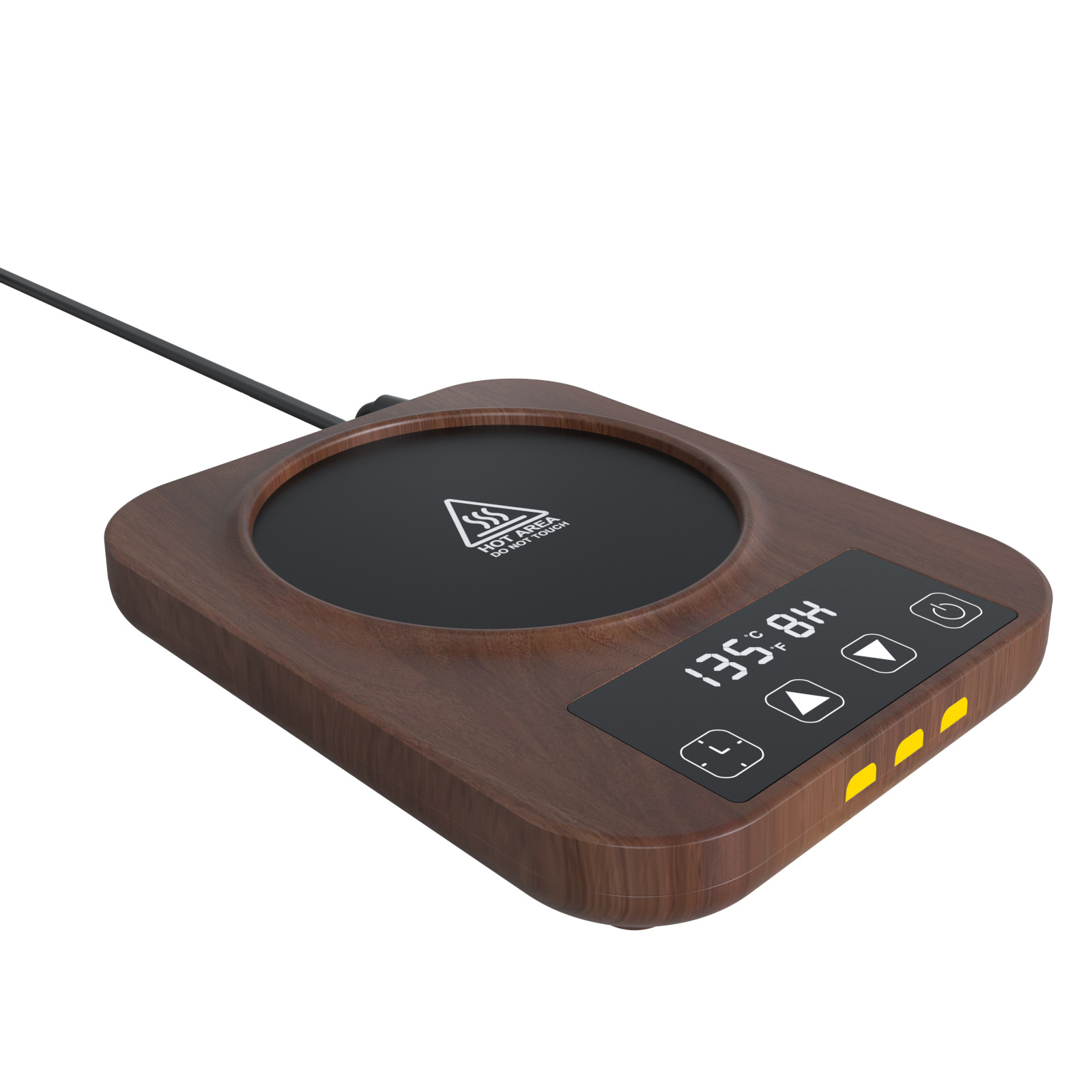 Manufacturer Wholesale Cross-Border New Model Office Constant Temperature 75-Degree Heating Nine-Level Intelligent Insulation Heating Milk Coaster